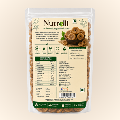 Nutrelli Premium Dried Figs(1Kg)