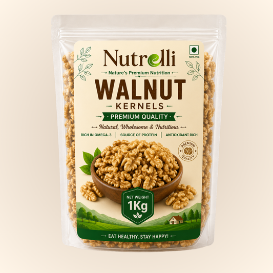 Nutrelli Premium Walnut Kernels (1KG)